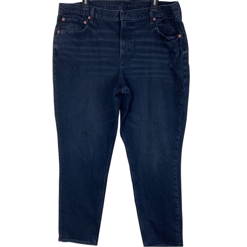 American Eagle Outfitters Black Plus Size Denim Jeans Pants Women's 20